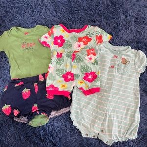 3 girls 12m outfits adorable